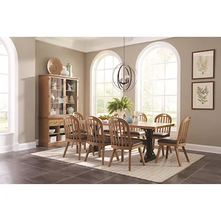 Dining Room Group with Eight Chairs